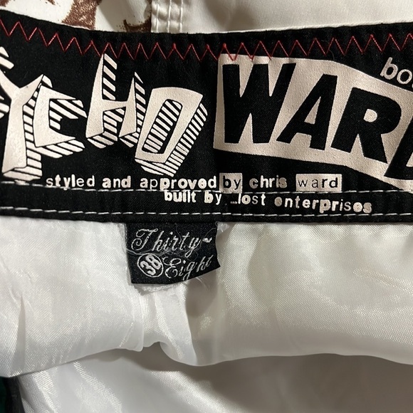 Lost The Psycho Ward Men's Graffiti Board Swim Surf Shorts Size 38 - Picture 12 of 13